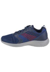 skechers - Buty sportowe Sneakersy męskie, Skechers Bounder Verkona. Kolor: niebieski. Sport: turystyka piesza