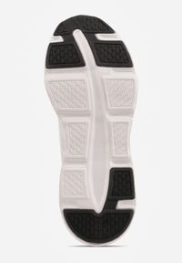 Born2be - Białe Buty Sportowe na Grubej Geometrycznej Podeszwie Alexusa. Okazja: na co dzień. Kolor: biały. Materiał: jeans, dresówka. Wzór: geometria #7