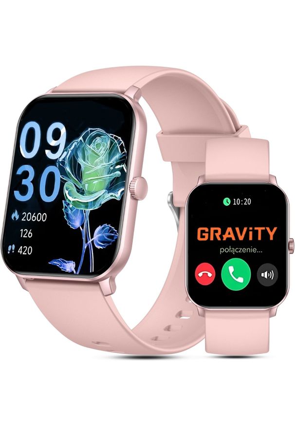 Smartwatch Gravity SMARTWATCH damski Gravity GT36-1 PG/PK PROF. Rodzaj zegarka: smartwatch