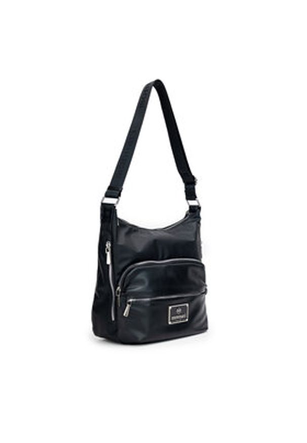 Monnari Torebka TORIMP0-24J-BAG4870-K020D000-R00 Czarny. Kolor: czarny. Materiał: skórzane