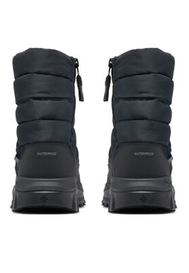 columbia - Columbia Śniegowce Snowtrot Mid 2075111 Czarny. Kolor: czarny. Materiał: materiał