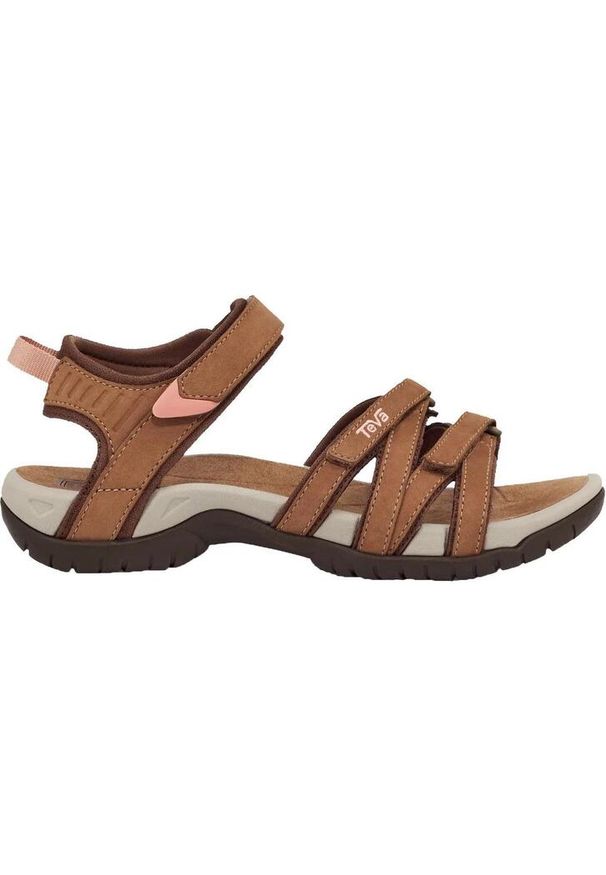 Sandały damskie Teva Tirra Leather. Kolor: brązowy. Sezon: lato