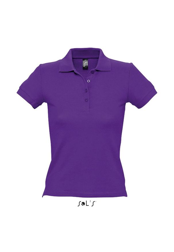 SOL'S - Polo Sol's People. Typ kołnierza: polo. Kolor: żółty