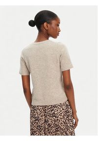 Munthe Sweter Pantas 252160425270 Beżowy Regular Fit. Kolor: beżowy. Materiał: syntetyk