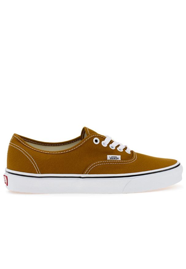 Buty Vans Color Theory Authentic VN0009PV1M71 - żółte. Zapięcie: sznurówki. Kolor: żółty. Materiał: guma. Szerokość cholewki: normalna. Model: Vans Authentic