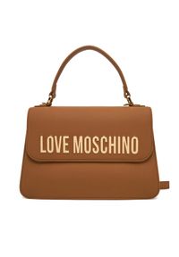 Love Moschino - LOVE MOSCHINO Torebka JC4032PP1MKD0201 Brązowy. Kolor: brązowy. Materiał: skórzane