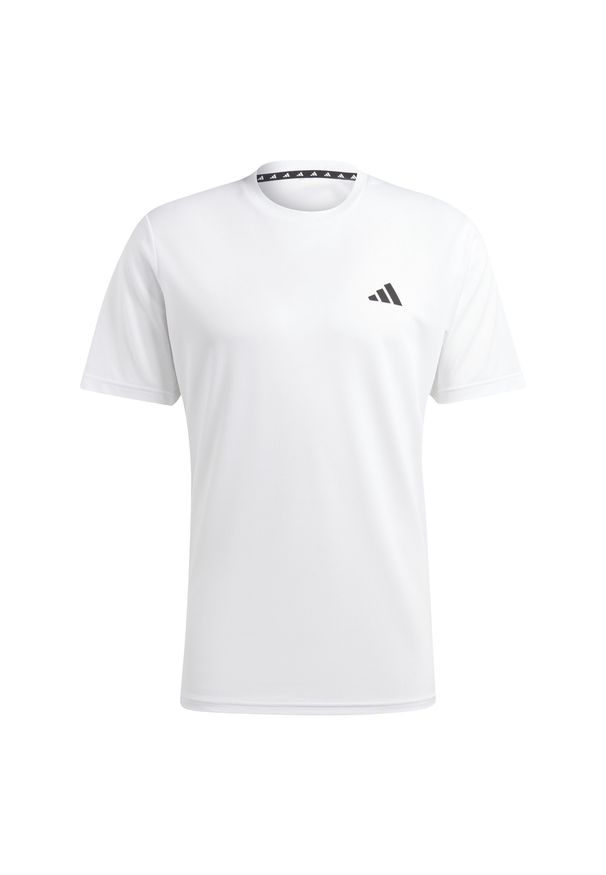 Adidas - Jersey adidas Essentials. Kolor: czarny, wielokolorowy, biały. Materiał: jersey. Sport: fitness