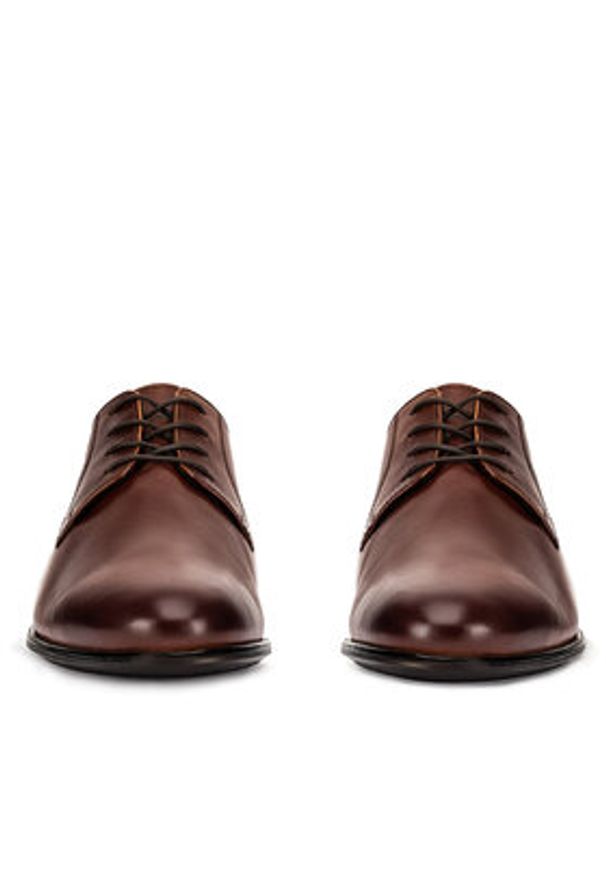 Lasocki Półbuty KONGO-12 MI08 Brązowy. Kolor: brązowy. Materiał: skóra