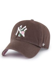 47 Brand Czapka z daszkiem MLB New York Yankees B-THRNC17GWS Brązowy. Kolor: brązowy. Materiał: bawełna, materiał