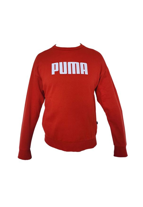 Bluza dresowa damska Puma ESS FL. Kolor: czerwony. Materiał: dresówka