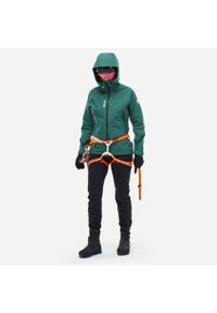 Kurtka trekkingowa damska Millet Kamet GoreTex Jkt W wodoodporna active fit. Kolor: zielony. Materiał: gore-tex. Technologia: Gore-Tex. Sport: turystyka piesza