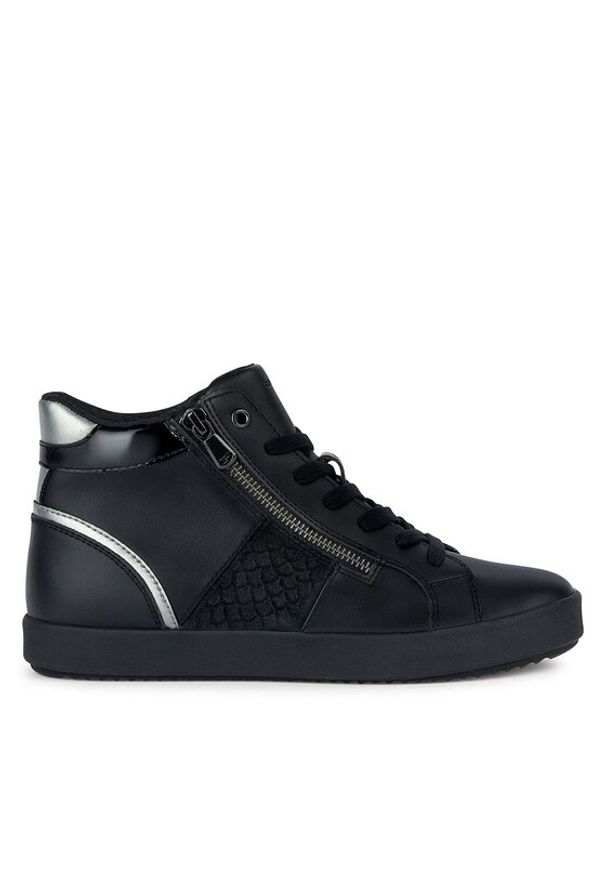 Geox Sneakersy D Blomiee D366HD 054BS C9999 Czarny. Kolor: czarny. Materiał: zamsz, skóra