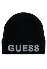 Guess Czapka AM5027 POL01 Czarny. Kolor: czarny. Materiał: wełna, materiał