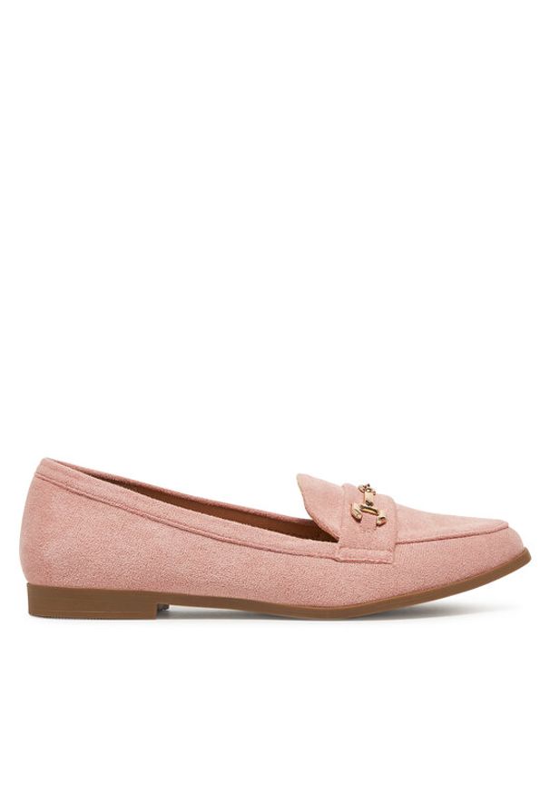 DeeZee Loafersy HXG2106-27 Różowy. Kolor: różowy. Materiał: materiał