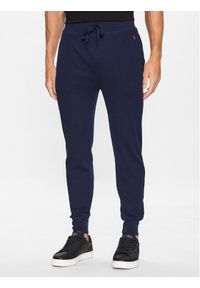 Polo Ralph Lauren Spodnie dresowe 714899616002 Granatowy Regular Fit. Kolor: niebieski. Materiał: bawełna, syntetyk