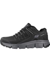 skechers - Buty do chodzenia męskie Skechers Summits At Upper Draft. Zapięcie: sznurówki. Kolor: wielokolorowy, czarny, szary. Materiał: syntetyk, tkanina, materiał. Szerokość cholewki: normalna. Sport: turystyka piesza