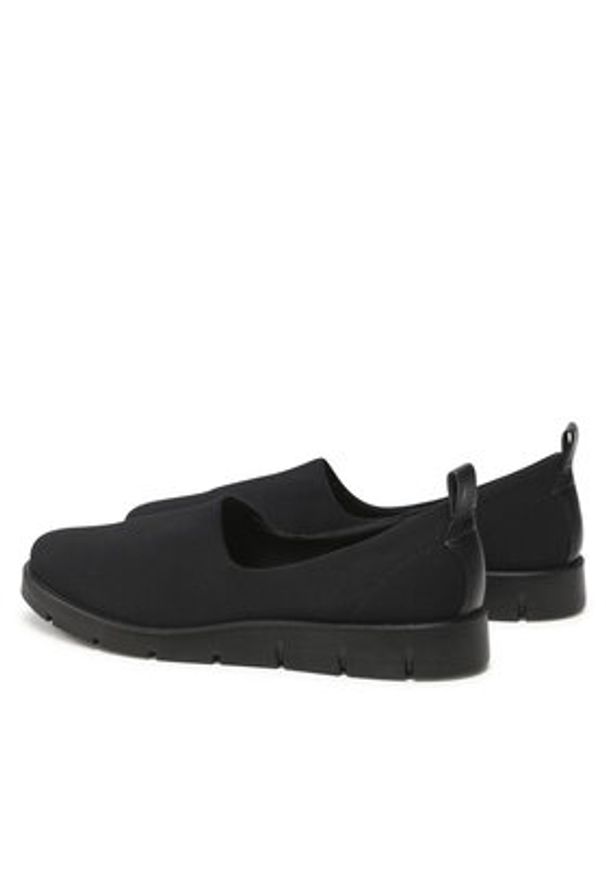 ecco - ECCO Półbuty Bella 28207351707 Czarny. Kolor: czarny. Materiał: materiał