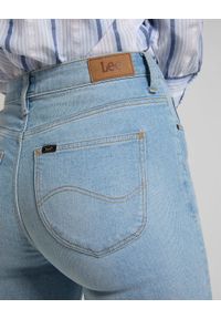 Lee - LEE SCARLETT HIGH DAMSKIE SPODNIE JEANSOWE JEANSY BLEACHED AZUR L626PQXL #5