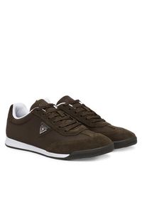 Guess Sneakersy FMTDAS SUE12 Brązowy ciemny. Kolor: brązowy. Materiał: materiał #5