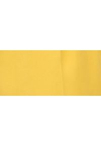 TOP SECRET - Spodnie z paskiem. Stan: podwyższony. Kolor: żółty. Sezon: wiosna, lato. Styl: elegancki #5