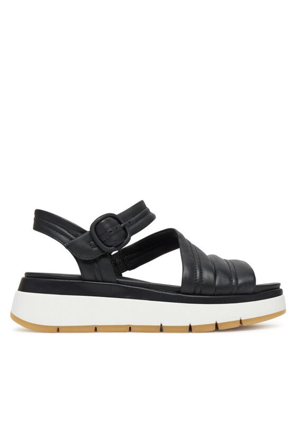 Clarks Sandały Tuscan Strap 26181473 Czarny. Kolor: czarny. Materiał: skóra