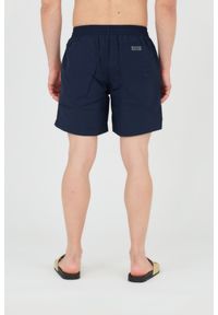 Guess - GUESS Szorty kąpielowe męskie granatowe, Rozmiar S. Kolor: niebieski. Materiał: poliamid #2