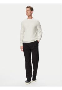 Calvin Klein Sweter LV04LF304G Szary Regular Fit. Kolor: szary. Materiał: bawełna #5