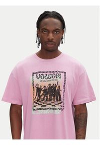 Volcom T-Shirt Filip Rygalski A4312506 Różowy Loose Fit. Kolor: różowy. Materiał: bawełna #5