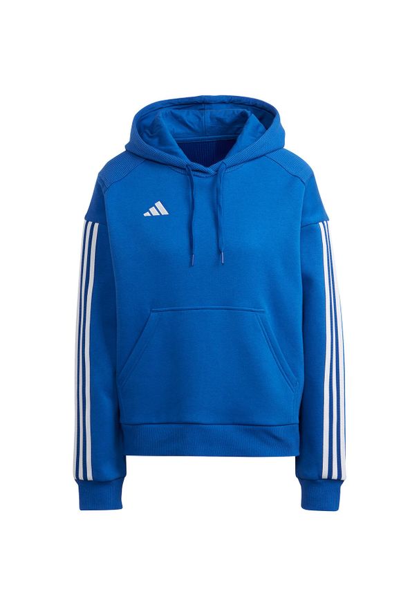Adidas - Bluza damska adidas Tiro 23 Competition Cotton Hoodie. Kolor: niebieski
