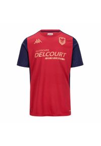 Kappa - Koszulka dla dzieci SM Caen Abou Pro 8 2024/25. Kolor: niebieski, czerwony, wielokolorowy. Sport: piłka nożna #1