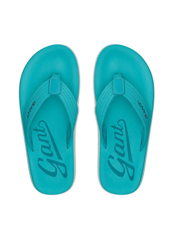 GANT - Gant Japonki 32609293 Turkusowy. Kolor: turkusowy. Materiał: materiał