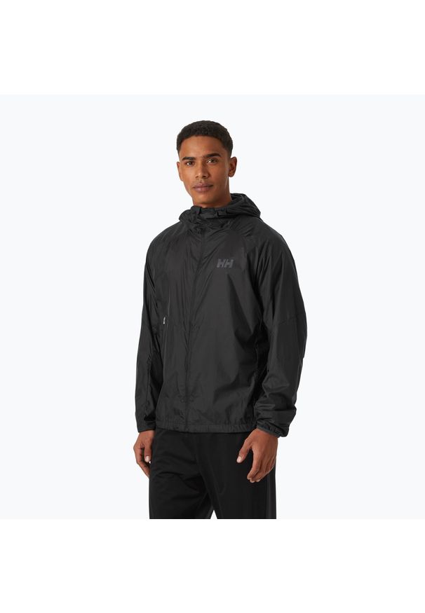 Kurtka przeciwwiatrowa męska Helly Hansen Rapide Insulator Wind. Kolor: czarny. Materiał: softshell. Sport: turystyka piesza
