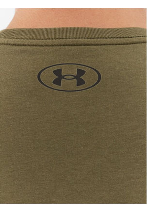 Under Armour T-Shirt Ua Core Novelty Graphic Ss 1380957 Khaki Loose Fit. Kolor: brązowy. Materiał: bawełna