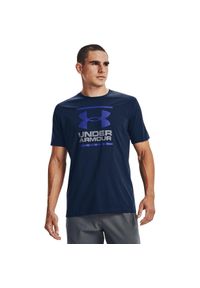 Under Armour - T-shirt Męski GL Foundation. Kolor: niebieski