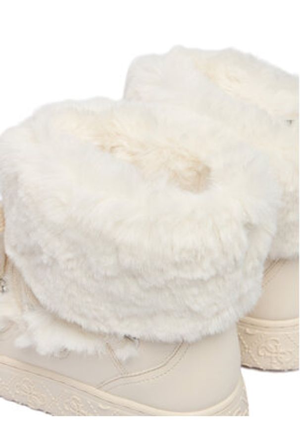 Guess Śniegowce FLFUEK FUR10 Écru. Materiał: materiał