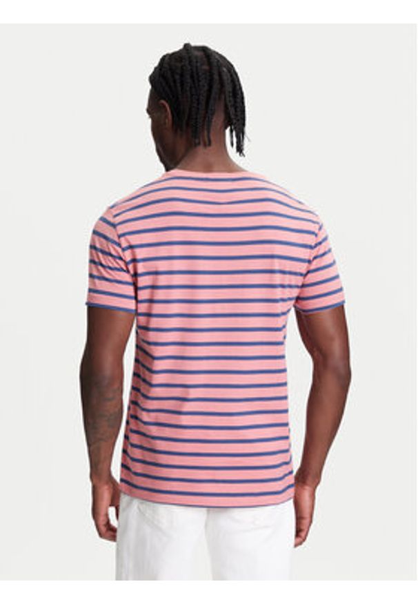 Polo Ralph Lauren T-Shirt 710938134010 Czerwony Custom Slim Fit. Typ kołnierza: polo. Kolor: czerwony. Materiał: bawełna