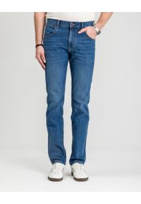 Wrangler - MESKIE SPODNIE WRANGLER GREENSBORO OAKWOOD BLUE 112371374 #4