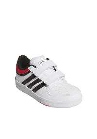 Adidas - Buty dla dzieci adidas Hoops 4.0 CF. Kolor: czerwony, biały, wielokolorowy, czarny. Sport: turystyka piesza