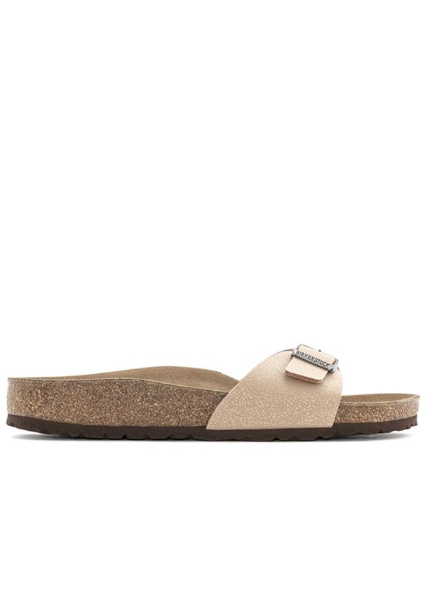 Klapki Birkenstock Madrid 1020504 - różowe. Kolor: różowy. Materiał: mikrofibra, skóra, materiał