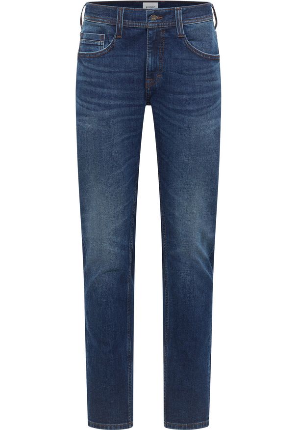 Męskie Spodnie Jeansowe Mustang Style Oregon Slim Denim Blue 1017220 5000 783