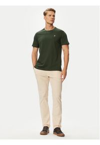 Beverly Hills Polo Club T-Shirt P-SS26M-TS41740 Zielony Regular Fit. Typ kołnierza: polo. Kolor: zielony. Materiał: bawełna #5