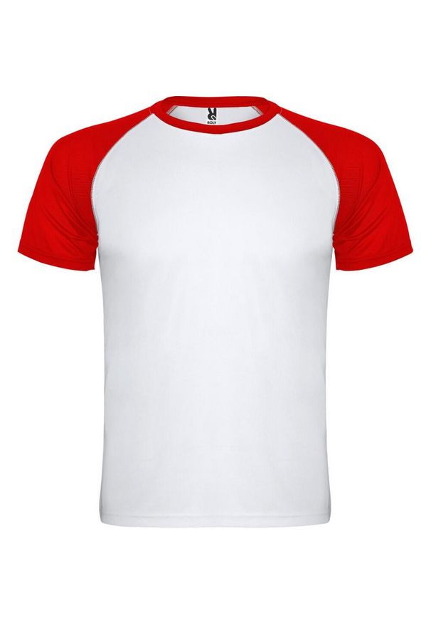 ROLY - Koszulka Sportowa Z Krótkim Rękawem Unisex Dla Dorosłych Indianapolis. Kolor: czerwony. Długość rękawa: krótki rękaw. Długość: krótkie. Sport: turystyka piesza