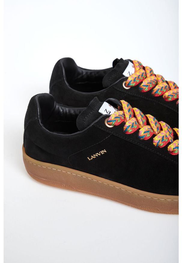 Sneakersy męskie zamszowe LANVIN. Materiał: zamsz