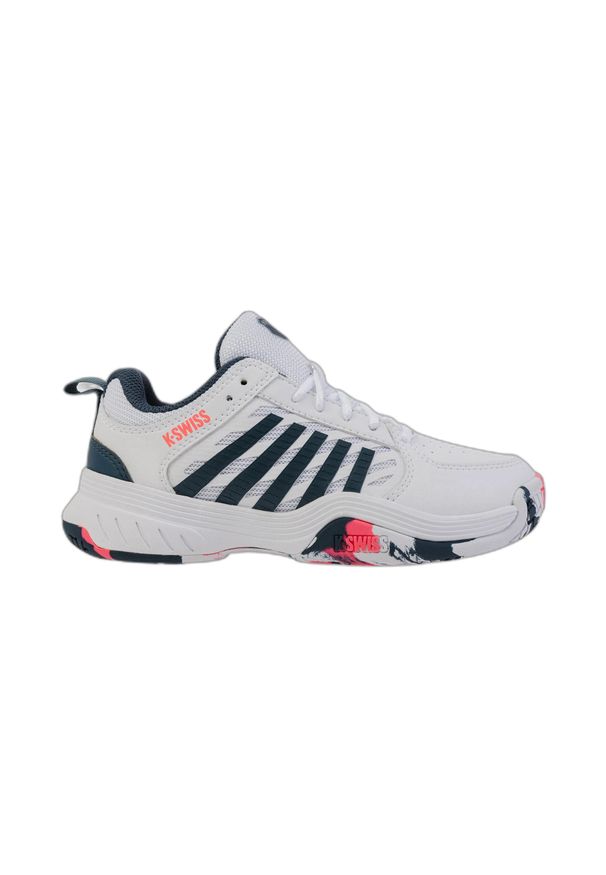 Buty tenisowe dla dzieci K-Swiss Court Express 2. Kolor: biały. Sport: tenis