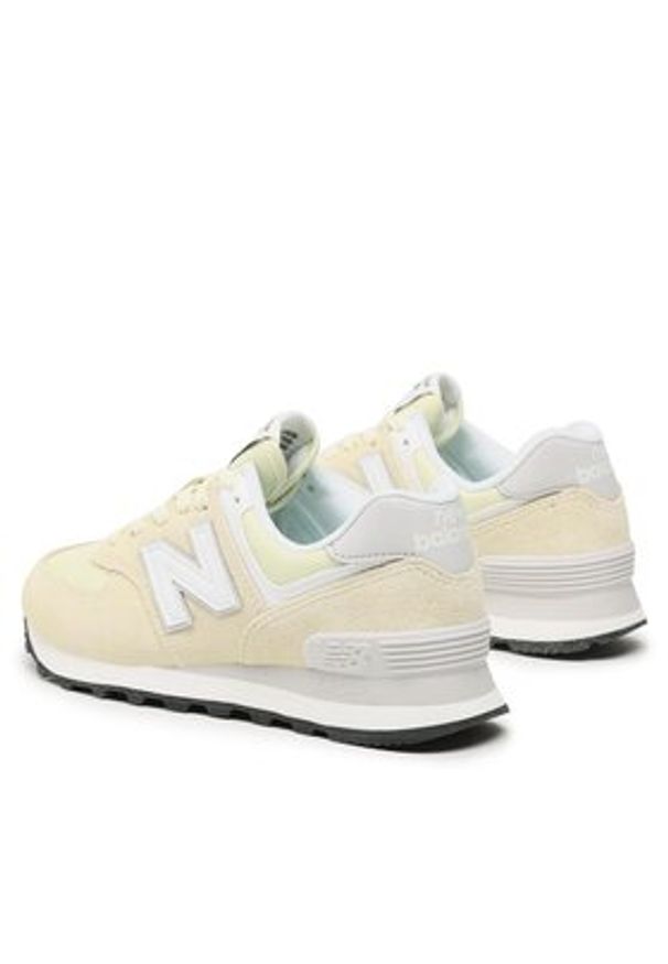 New Balance Sneakersy U574Y2W Żółty. Kolor: żółty. Materiał: skóra, zamsz. Model: New Balance 574