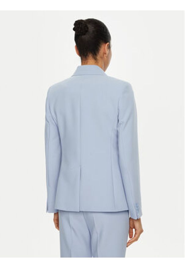 Weekend Max Mara Marynarka Uva 2515041041 Błękitny Slim Fit. Kolor: niebieski. Materiał: syntetyk