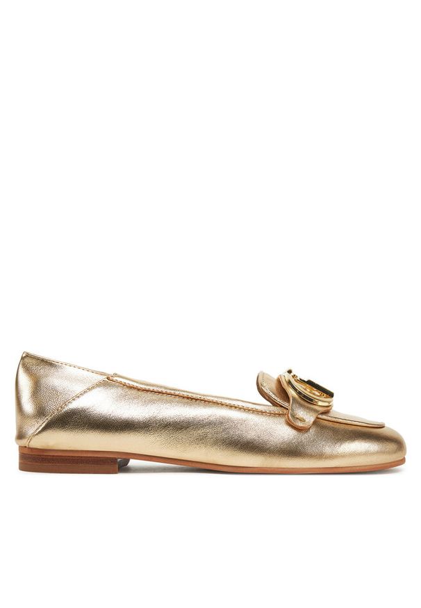 Loafersy Liu Jo. Kolor: złoty