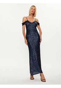 Rinascimento Sukienka wieczorowa CFC0115186003 Granatowy Regular Fit. Kolor: niebieski. Materiał: syntetyk. Styl: wizytowy #1