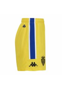 Kappa - Spodenki bramkarskie dla dzieci AS Monaco Kombat Ryder 2024/25. Kolor: żółty. Styl: sportowy
