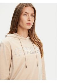 Guess Bluza V4RQ25 K0232 Beżowy Regular Fit. Kolor: beżowy. Materiał: syntetyk #3